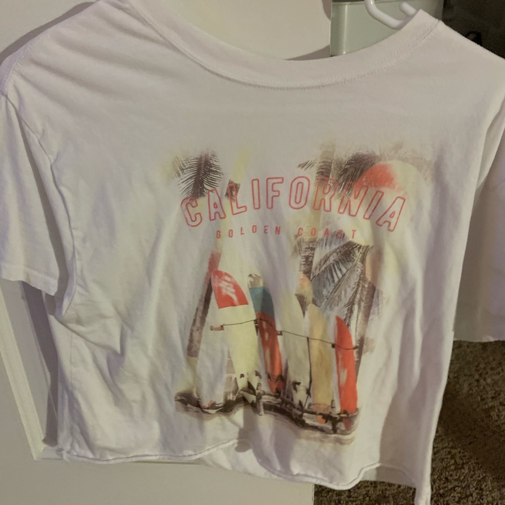 california golden coast crop top